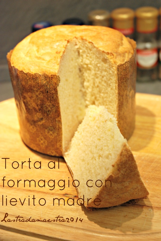 TORTA AL FORMAGGIO CON LIEVITO MADRE